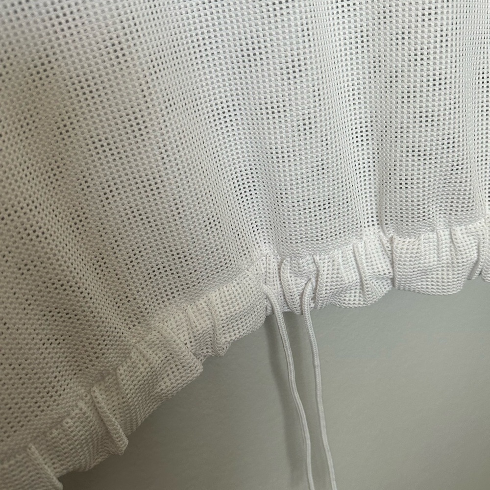 Gap White Mesh Pullover - image 3